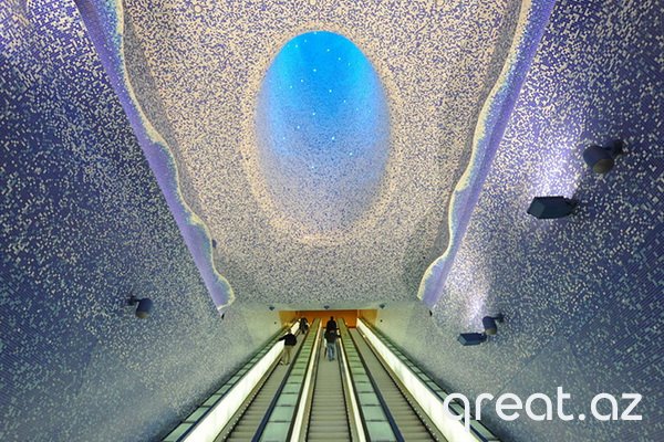 Avropada ən heyrətləndirən metro stansiyalar (23 Foto)